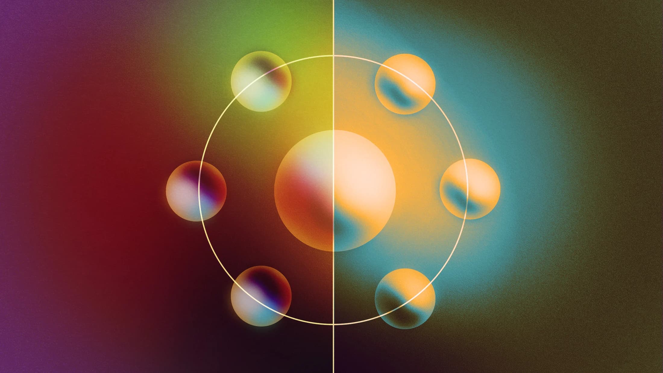 Hybrid Work editorial illustration