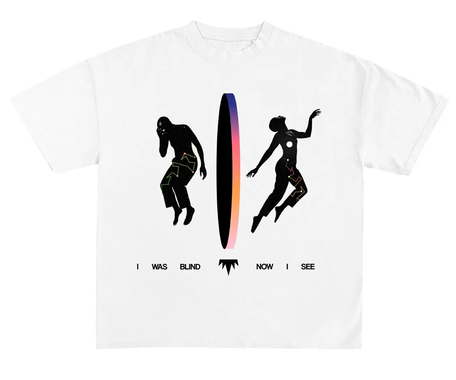 I Was Blind Now I See apparel design